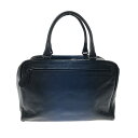 【中古】BOTTEGA VENETA(ボッテガヴェネタ) ハンドバッグ ネイビー レザー