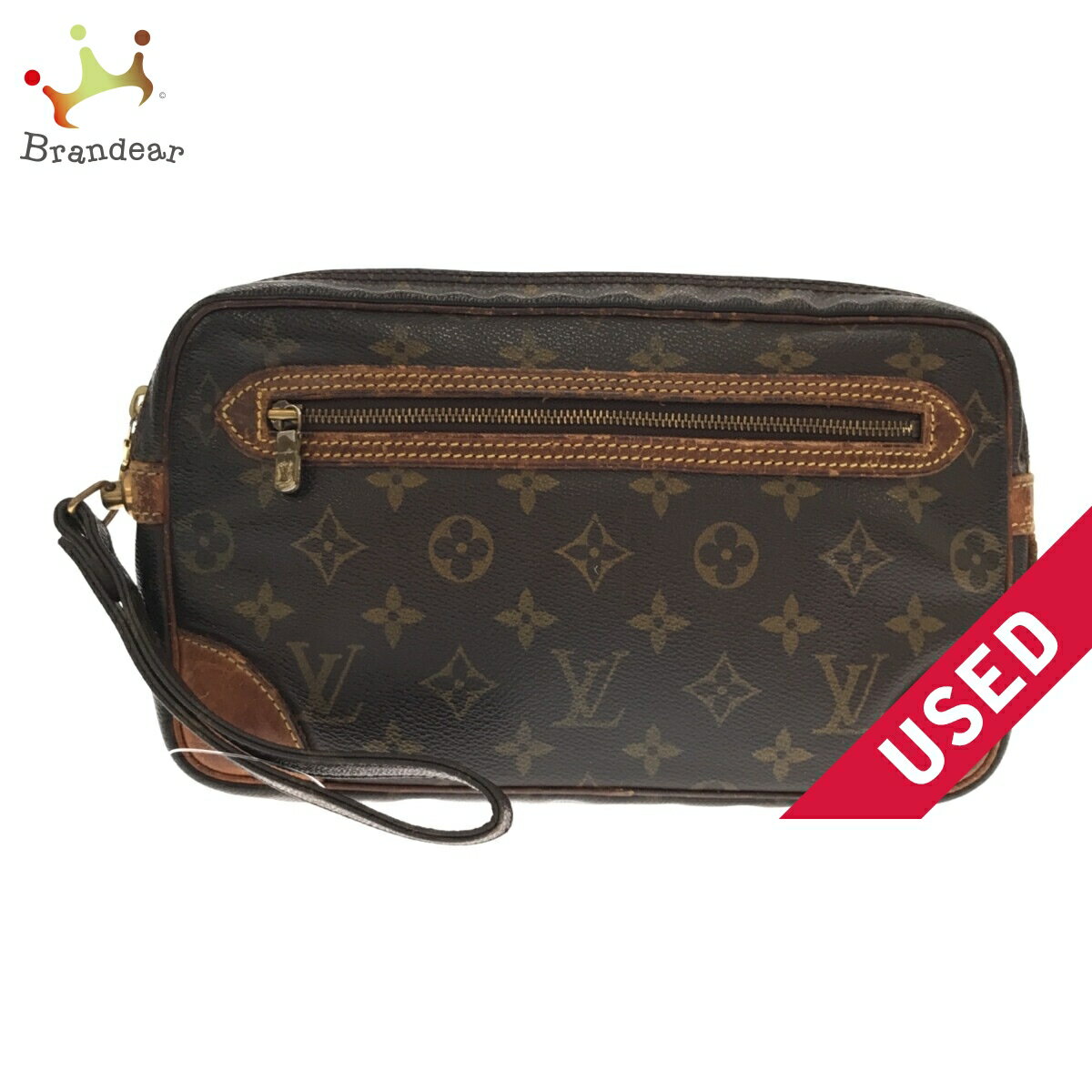 【中古】LOUIS VUITTON(ルイヴィトン) マルリー・ドラゴンヌGM セカンドバッグ モノグラム・キャンバス