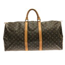 【新着】【中古】LOUIS VUITTON(ルイヴィトン) キーポル55 ボストンバッグ モノグラム・キャンバス