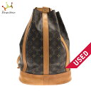 【中古】LOUIS VUITTON(ルイヴィトン) ランドネPM ワンショルダーバッグ モノグラム・ ...