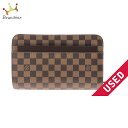 【新着】【中古】LOUIS VUITTON(ルイヴィトン) サンルイ セカンドバッグ エベヌ ダミエ・キャンバス