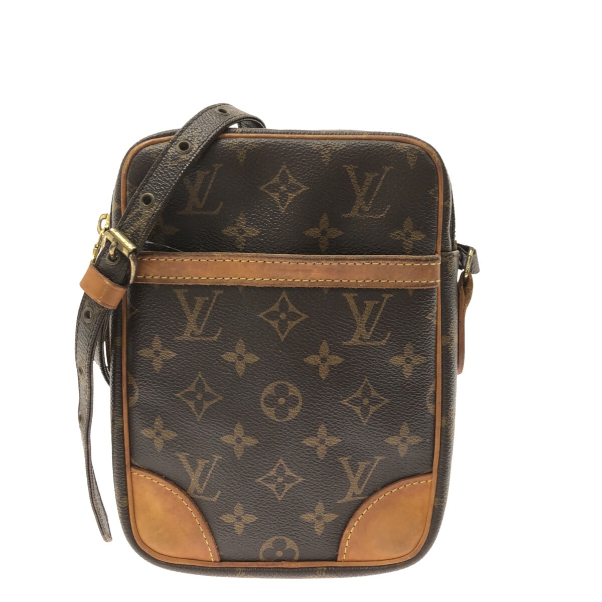 【中古】LOUIS VUITTON(ルイヴィトン) ダヌーブ ショルダーバッグ モノグラム・キャンバス