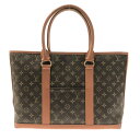 【新着】【中古】LOUIS VUITTON(ルイヴィトン) サック・ウィークエンドPM トートバッグ モノグラム・キャンバス