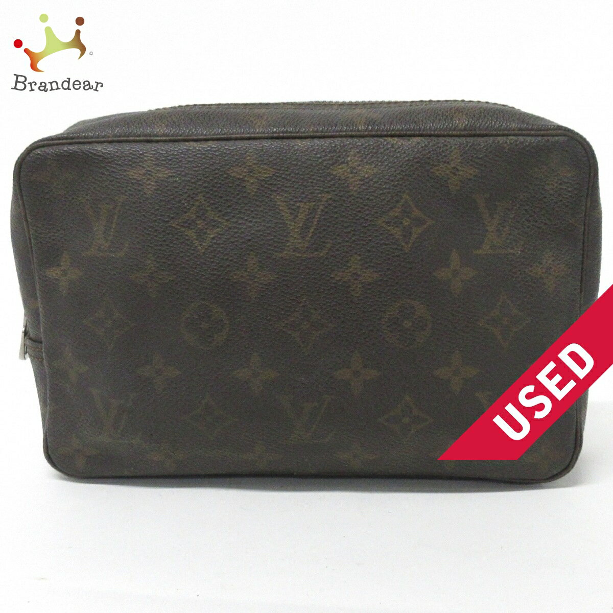 【中古】LOUIS VUITTON(ルイヴィトン) トゥルース・トワレット23 ポーチ モノグラム・キャンバス