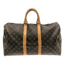 【新着】【中古】LOUIS VUITTON(ルイヴィトン) キーポル45 ボストンバッグ モノグラム・キャンバス