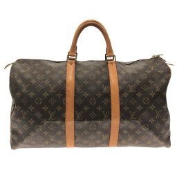 【中古】LOUIS VUITTON(ルイヴィトン) キーポル50 ボストンバッグ モノグラム・キャンバス