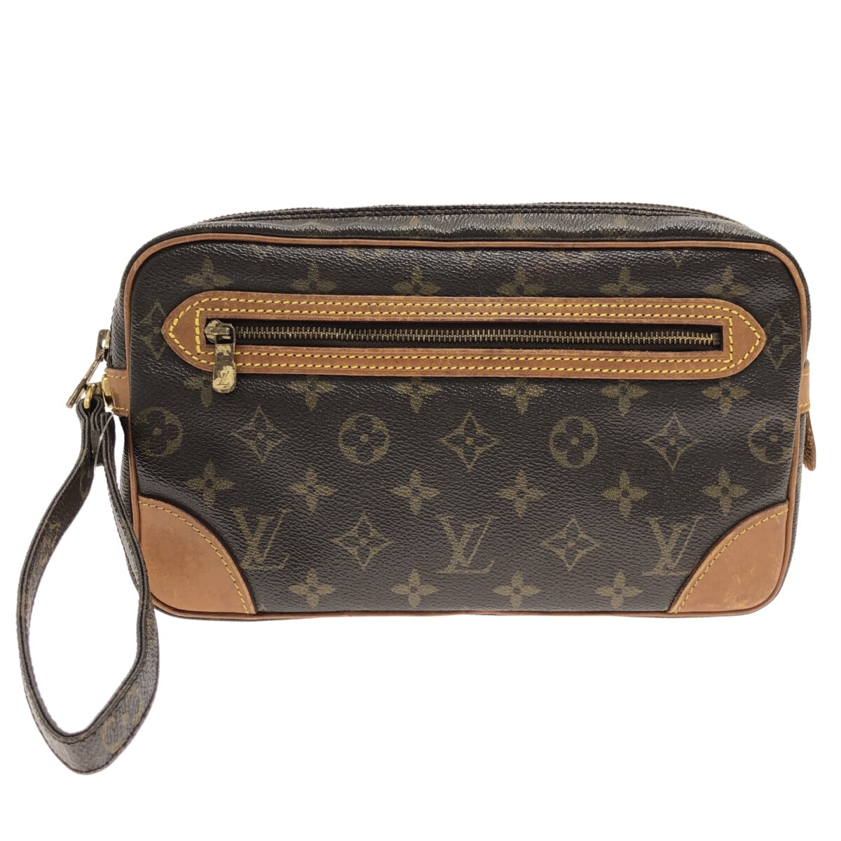 【中古】LOUIS VUITTON(ルイヴィトン) マルリー・ドラゴンヌGM セカンドバッグ モノグラム・キャンバス