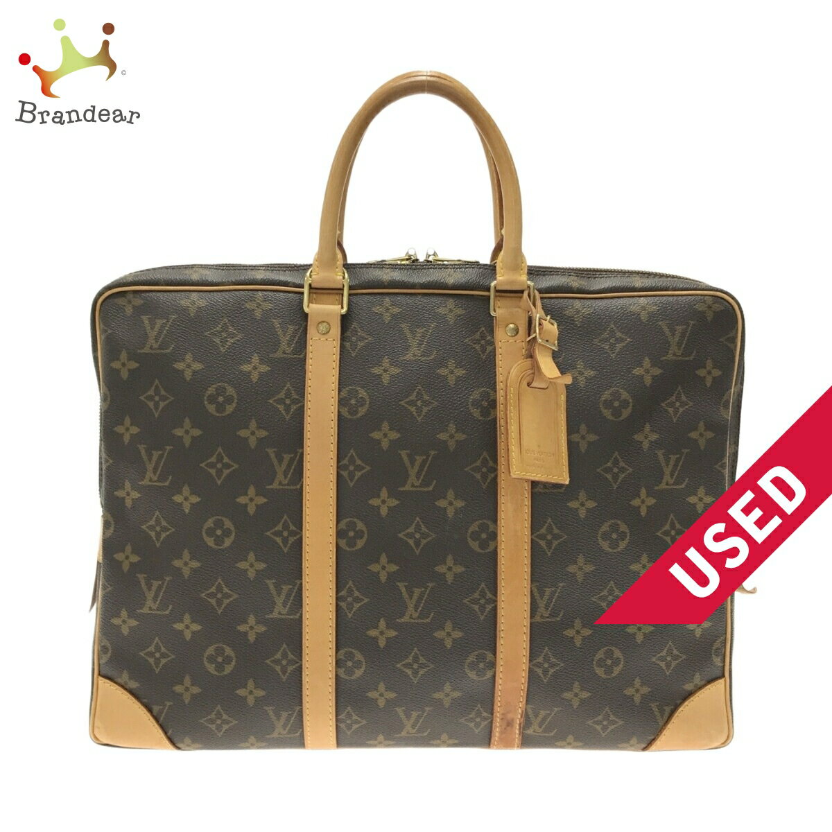 【中古】LOUIS VUITTON(ルイヴィトン) ポルトドキュマンヴォワヤージュ(PDV) ビジネスバッグ モノグラ..