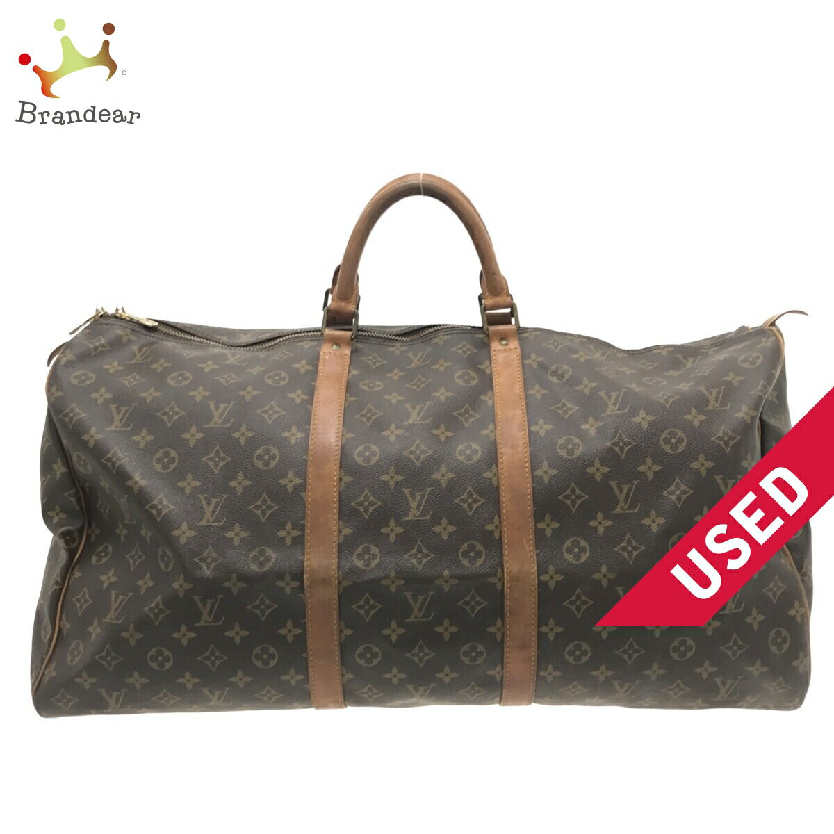 【中古】LOUIS VUITTON(ルイヴィトン) キーポル60 ボストンバッグ モノグラム・キャンバス