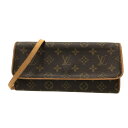 【新着】【中古】LOUIS VUITTON(ルイヴィトン) ポシェット・ツインGM ショルダーバッグ モノグラム・キャンバス