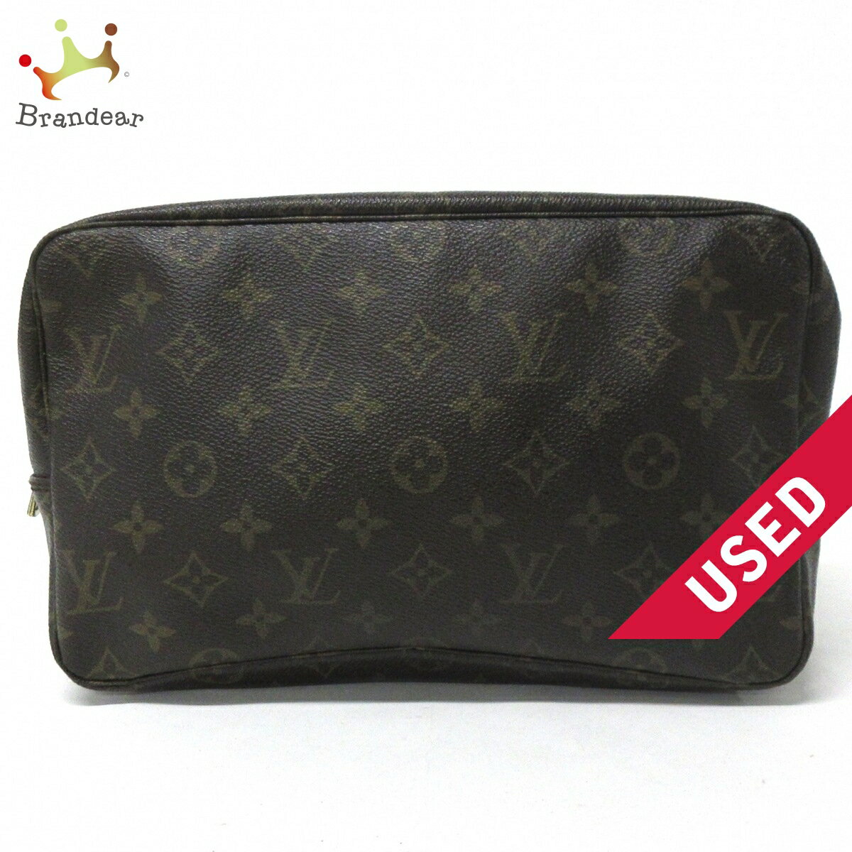 【中古】LOUIS VUITTON(ルイヴィトン) トゥルース・トワレット28 ポーチ モノグラム・キャンバス