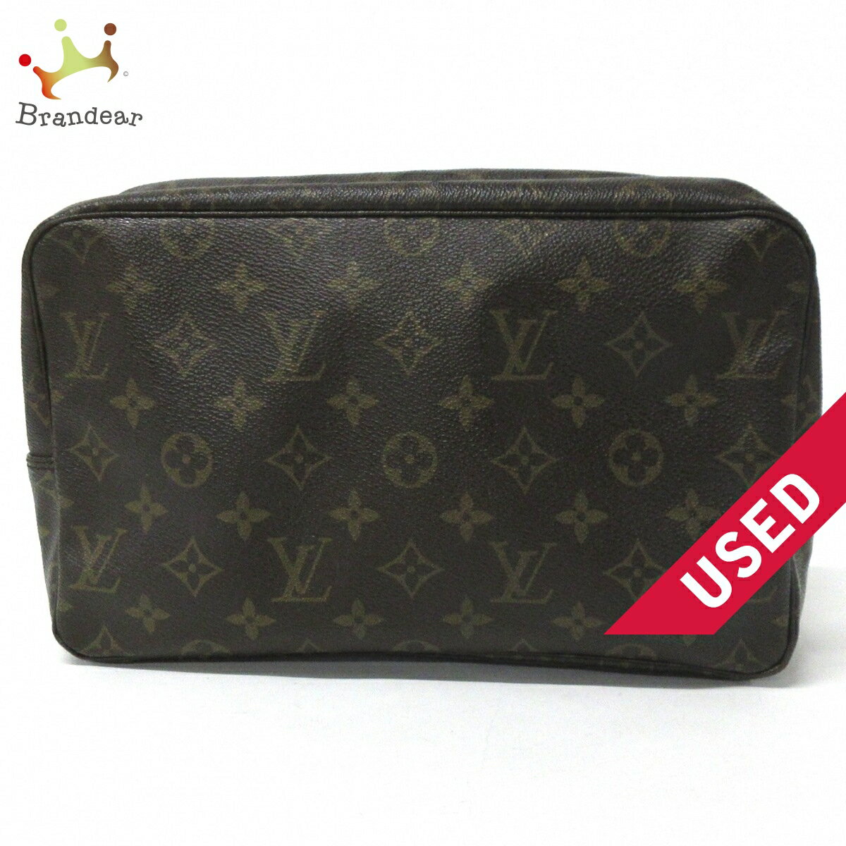 【中古】LOUIS VUITTON(ルイヴィトン) トゥルース・トワレット28 ポーチ モノグラム・キャンバス