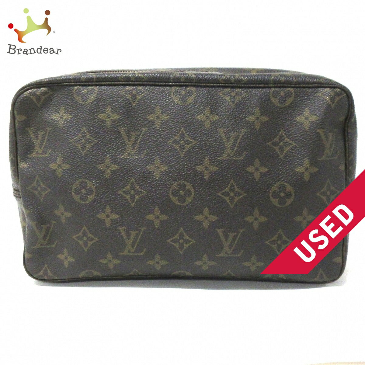 【中古】LOUIS VUITTON(ルイヴィトン) トゥルース・トワレット28 ポーチ モノグラム・キャンバス