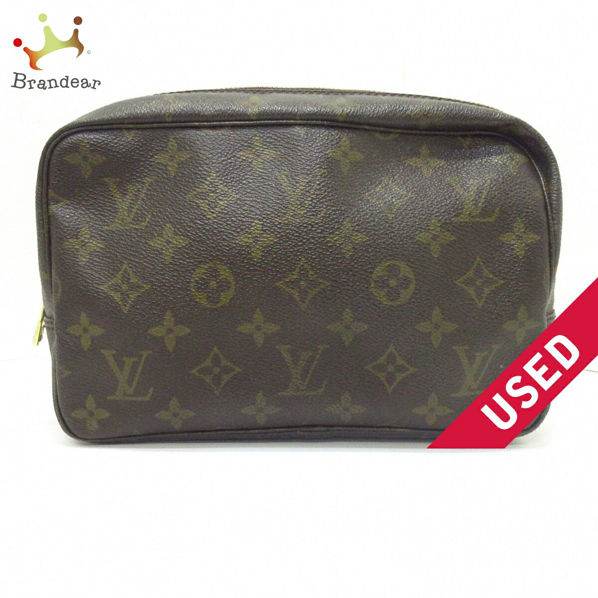 【中古】LOUIS VUITTON(ルイヴィトン) トゥルース・トワレット23 ポーチ モノグラム・キャンバス