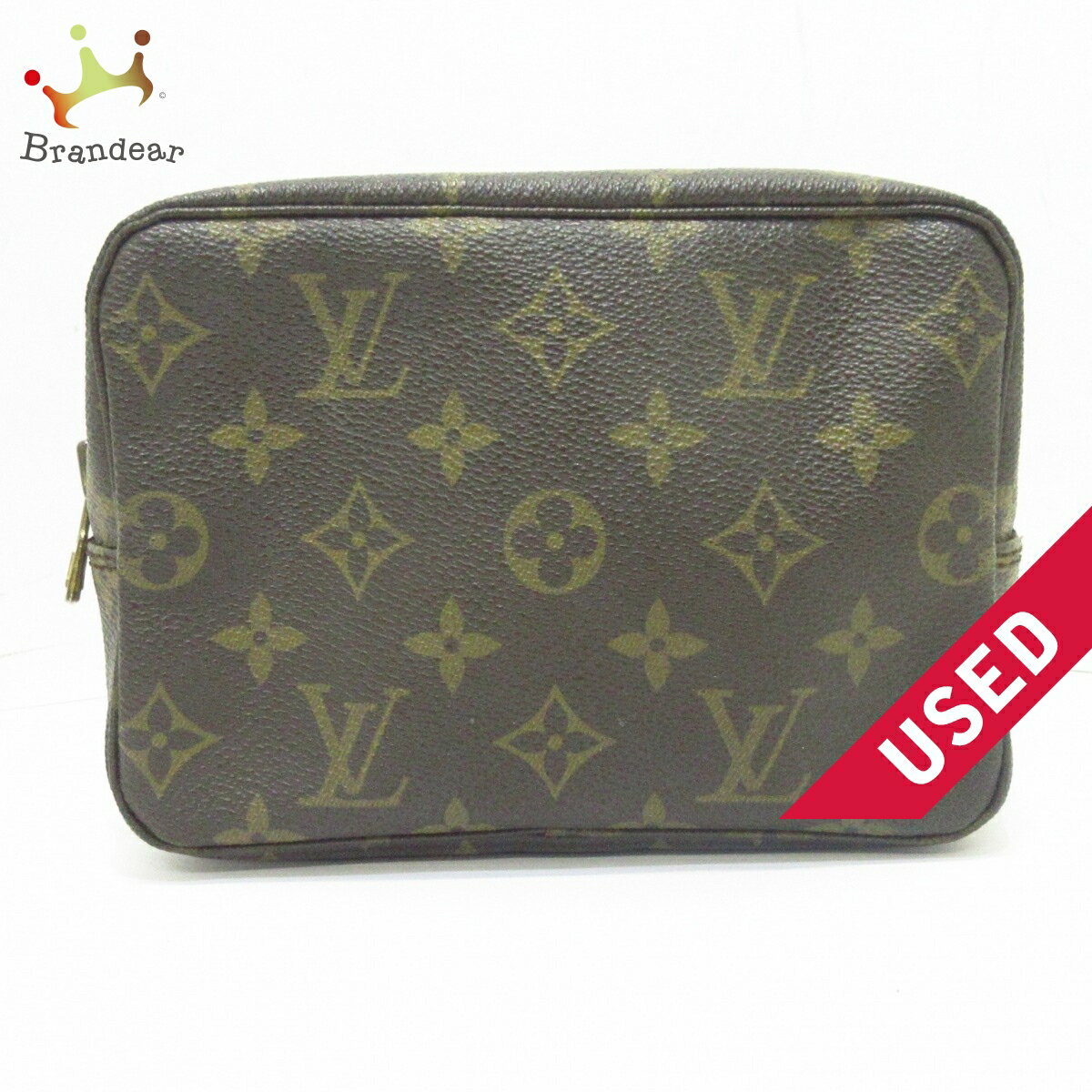 【中古】LOUIS VUITTON(ルイヴィトン) トゥルース・トワレット ポーチ モノグラム・キャンバス