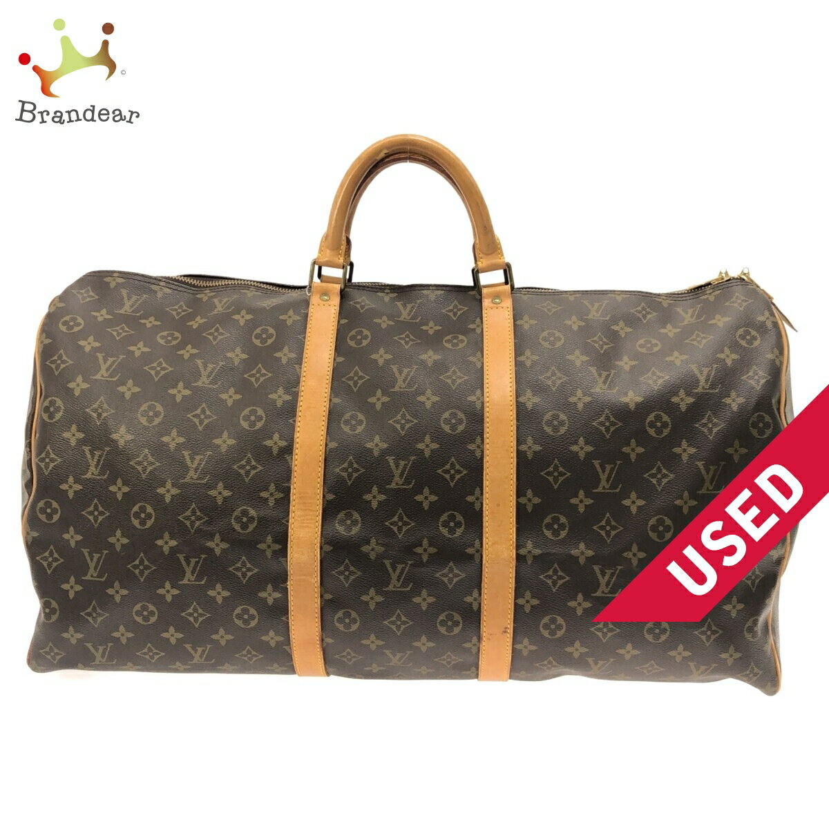 【中古】LOUIS VUITTON(ルイヴィトン) キーポル60 ボストンバッグ モノグラム・キャンバス