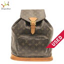 【新着】【中古】LOUIS VUITTON(ルイヴィトン) モンスリGM リュックサック モノグラム・キャンバス