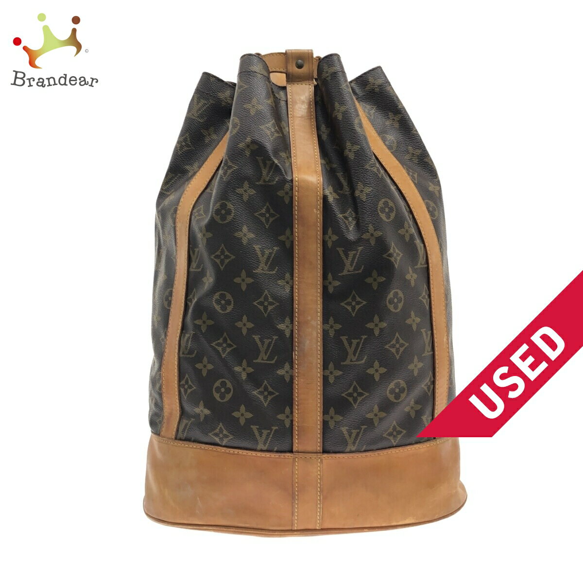 【中古】LOUIS VUITTON(ルイヴィトン) ランドネGM ワンショルダーバッグ モノグラム・キャンバス