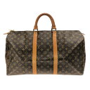 【新着】【中古】LOUIS VUITTON(ルイヴィトン) キーポル50 ボストンバッグ マルティエ刻印 モノグラム・キャンバス