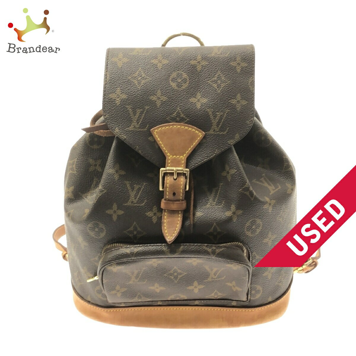 【新着】【中古】LOUIS VUITTON(ルイヴィトン) モンスリMM リュックサック モノグラム・キャンバス