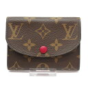 【新着】【中古】LOUIS VUITTON(ルイヴィトン) ポルトモネロザリ コインケース フューシャ モノグラム・キャンバス