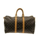 【新着】【中古】LOUIS VUITTON(ルイヴィトン) キーポル・バンドリエール45 ボストンバッグ モノグラム・キャンバス