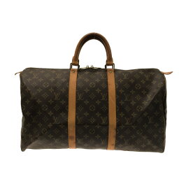 【新着】【中古】LOUIS VUITTON(ルイヴィトン) キーポル50 ボストンバッグ モノグラム・キャンバス