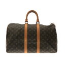 【新着】【中古】LOUIS VUITTON(ルイヴィトン) キーポル45 ボストンバッグ モノグラム・キャンバス