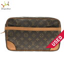 【中古】LOUIS VUITTON(ルイヴィトン) コンピエーニュ28 セカンドバッグ モノグラム・キャンバス