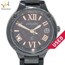 【新着】【中古】CITIZEN(シチズン) XC(クロスシー) 腕時計 エコドライブ/電波 ブラウン