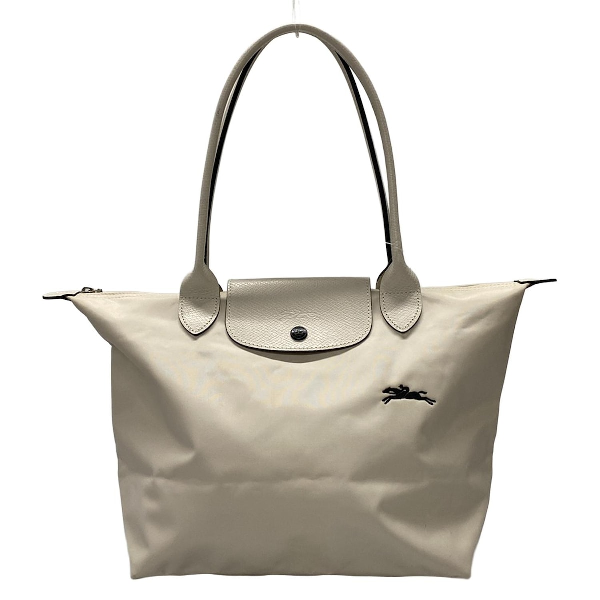 【中古】LONGCHAMP(ロンシャン) ル・プリアージュクラブ トートバッグ 折りたたみ アイボリー/チョーク(4)
