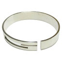 【中古】GUCCI(グッチ) バングル Gモチーフ/Gロゴ シルバー