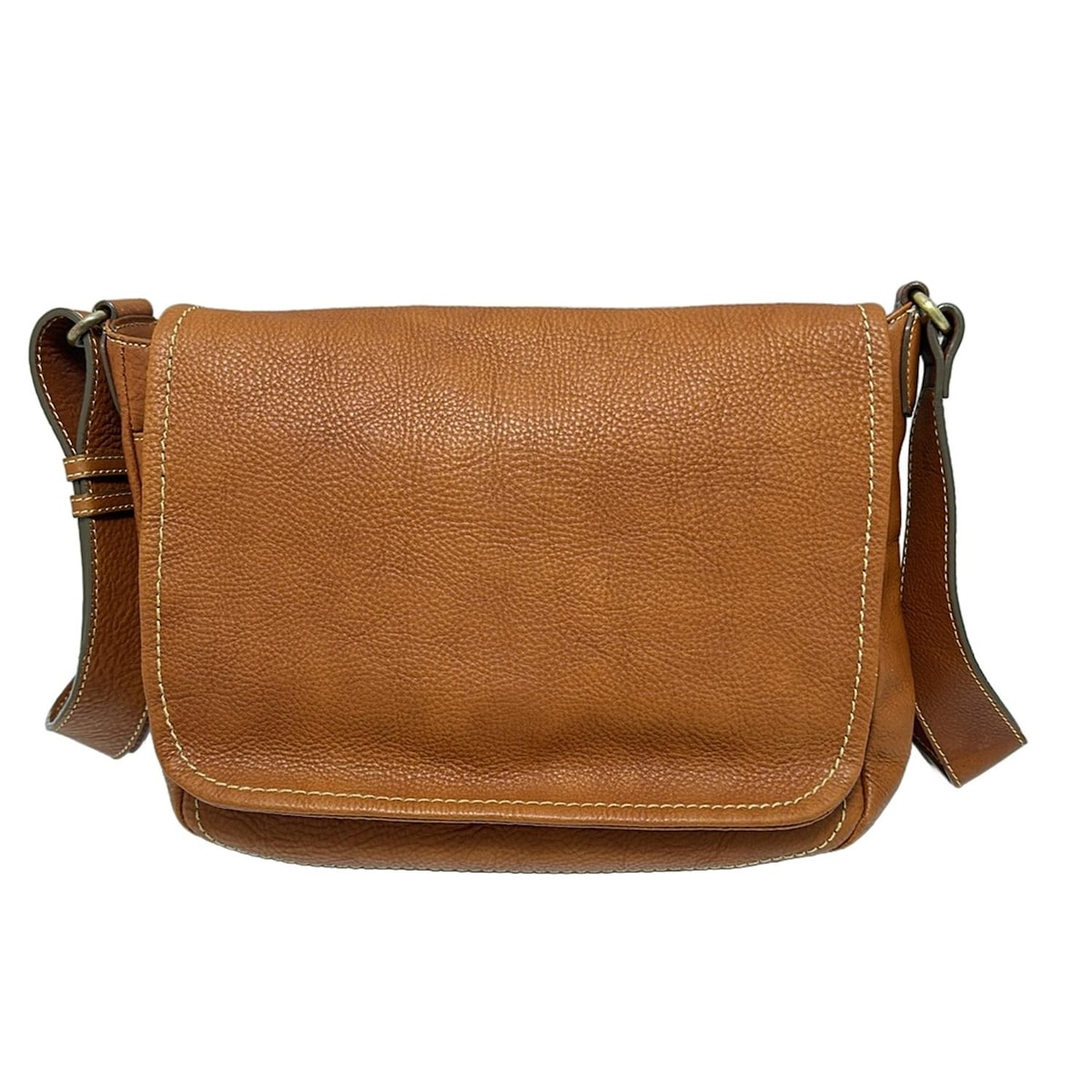 【中古】土屋鞄製造所(ツチヤカバンセイゾウショ) ショルダーバッグ ブラウン レザー