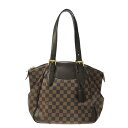 【新着】【中古】LOUIS VUITTON(ルイヴィトン) ヴェローナMM ショルダーバッグ エベヌ ダミエ・キャンバス