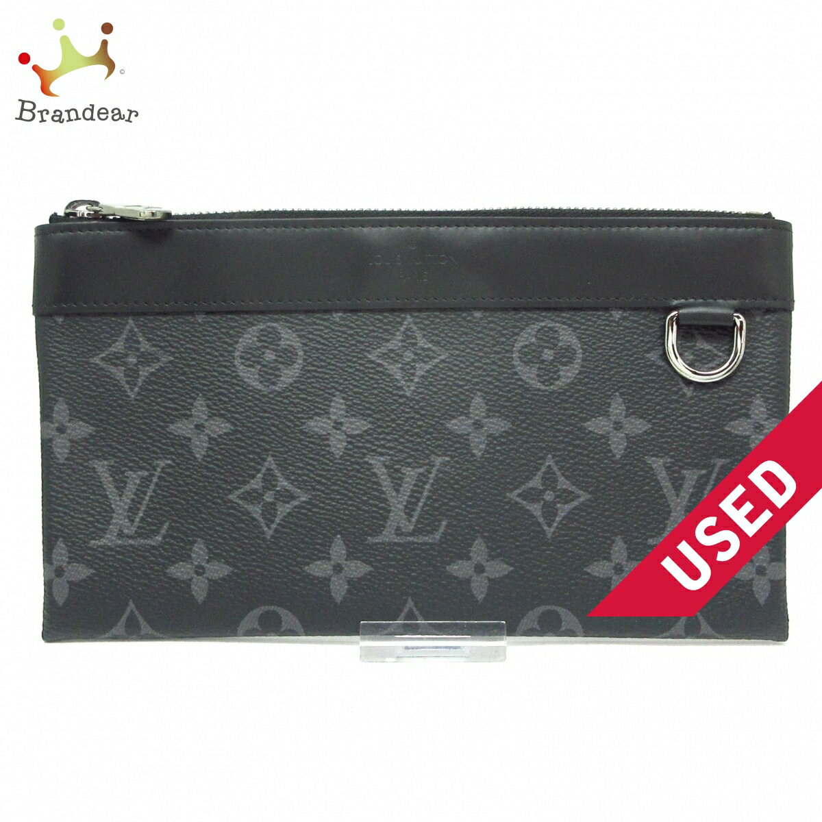 【中古】LOUIS VUITTON(ルイヴィトン) ポシェットディスカバリーPM ポーチ モノグラムエクリプス モノグラム・エクリプス キャンバス