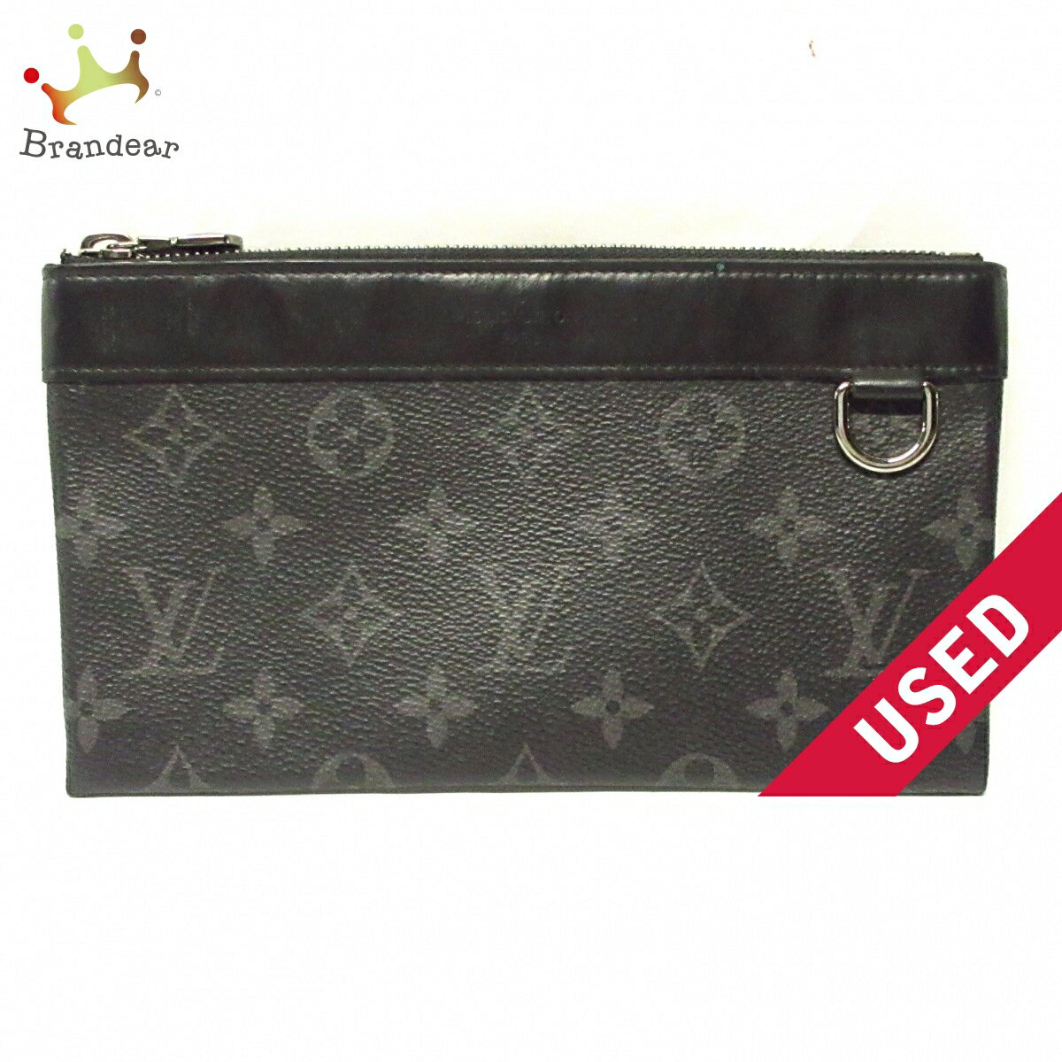 【中古】LOUIS VUITTON(ルイヴィトン) ポシェットディスカバリーPM ポーチ モノグラムエクリプス モノグラム・エクリプス キャンバス