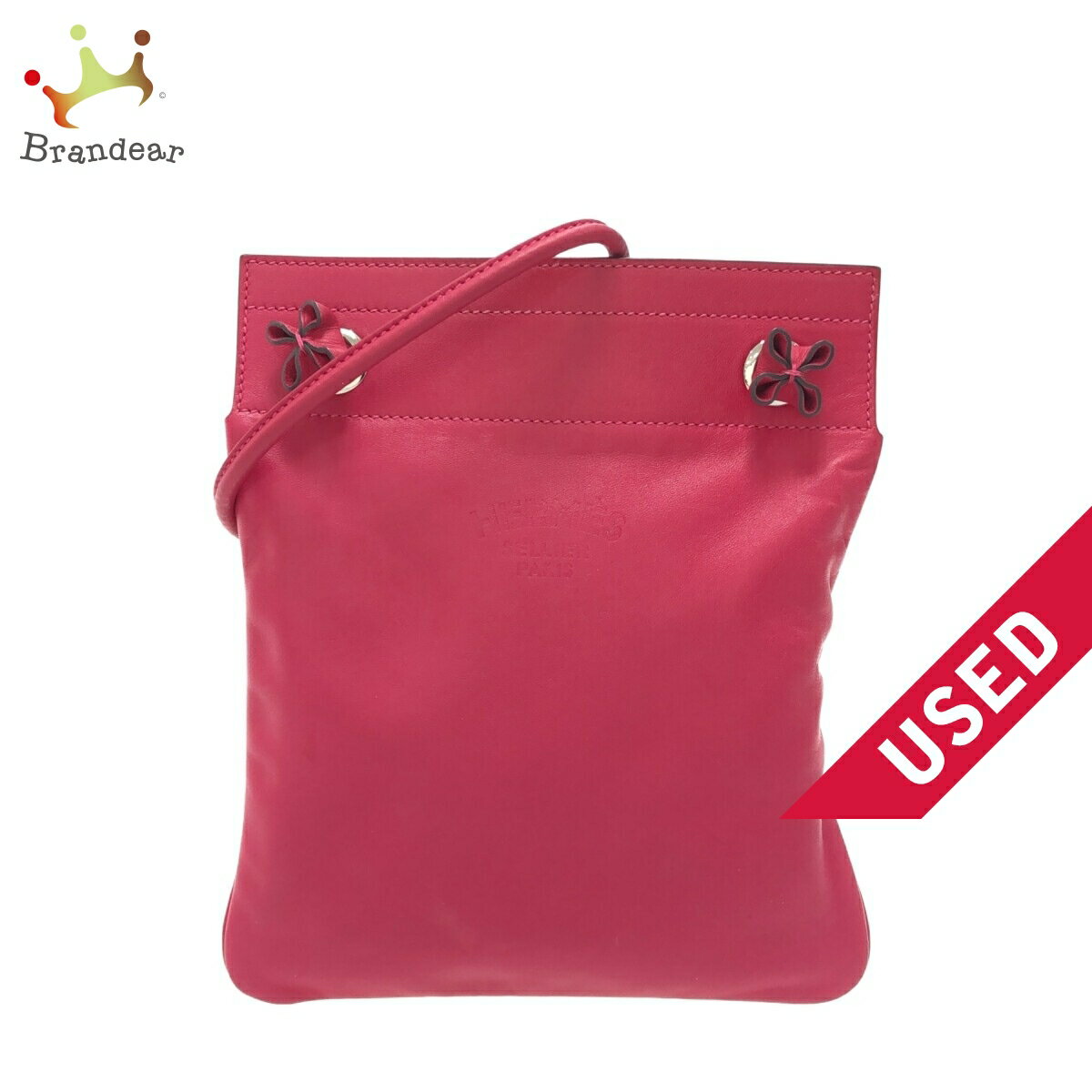 【新着】【中古】HERMES(エルメス) アリーヌミニ ショルダーバッグ フランボワーズ アニョーミロ×ヴォースイフトのサムネイル