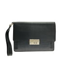 【新着】【中古】GUCCI(グッチ) セカンドバッグ 黒 レザー