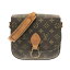 【中古】LOUIS VUITTON(ルイヴィトン) サンクルーMM ショルダーバッグ モノグラム・キャンバス