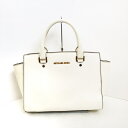 【新着】【中古】MICHAEL KORS(マイケルコース) ハンドバッグ アイボリー エナメル（レザー）