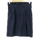 【新着】【中古】LANVIN en Bleu(ランバンオンブルー) スカート ネイビー