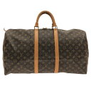 【新着】【中古】LOUIS VUITTON(ルイヴィトン) キーポル55 ボストンバッグ モノグラム・キャンバス