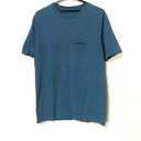 【新着】【中古】DEUXIEME CLASSE(ドゥーズィエム) ワンピース クルーネック/半袖/ミニ/ダメージ加工/Tシャツワンピ ブルーグレー