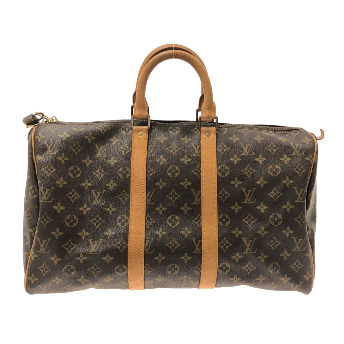 【中古】LOUIS VUITTON(ルイヴィトン) キーポル45 ボストンバッグ モノグラム・キャンバス