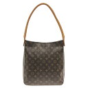 【新着】【中古】LOUIS VUITTON(ルイヴィトン) ルーピング ショルダーバッグ モノグラム・キャンバス