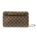 【新着】【中古】LOUIS VUITTON(ルイヴィトン) サンルイ セカンドバッグ エベヌ ダミエ・キャンバス