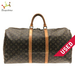 【新着】【中古】LOUIS VUITTON(ルイヴィトン) キーポル55 ボストンバッグ モノグラム・キャンバス