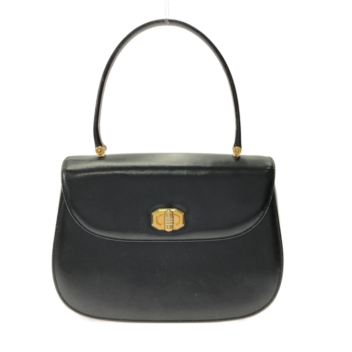 【新着】【中古】GUCCI(グッチ) オールドグッチ ハンドバッグ 黒 レザー