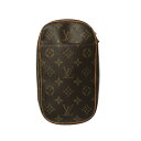 【中古】LOUIS VUITTON(ルイヴィトン) ポシェット・ガンジュ ワンショルダーバッグ モノグラム・キャンバス