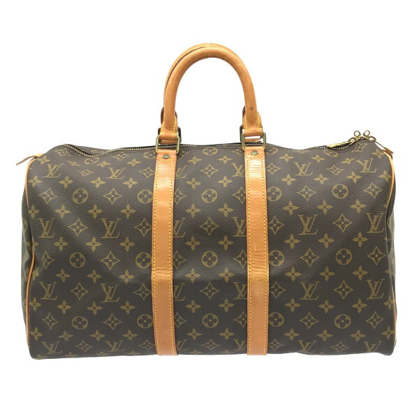 【新着】【中古】LOUIS VUITTON(ルイヴィトン) キーポル45 ボストンバッグ モノグラム・キャンバス